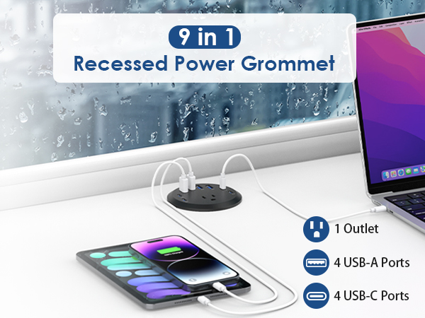 Desktop Power Grommet