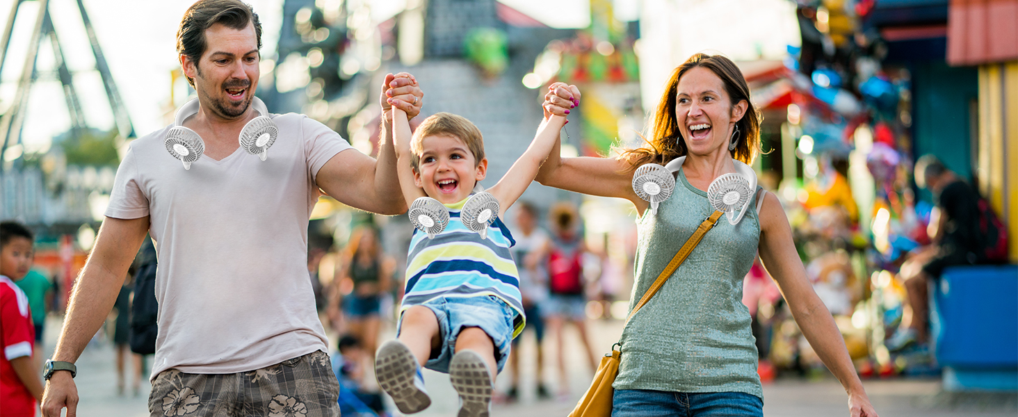wearable air conditioner for fam;ily