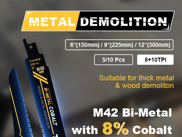 reciprocating saw blades