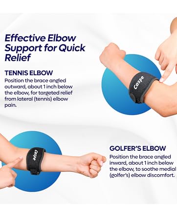 tendonitis elbow brace forearm brace elbow guard tennis elbow relief compression arm sleeves men