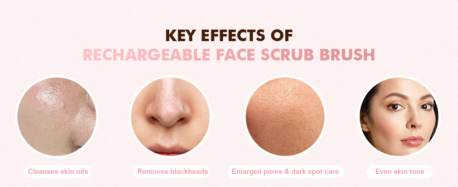 Face Scrubber Facial Cleansing Brush Silicone Face Scrubber Exfoliator