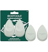 EcoTools Blurring Blender Makeup Sponge Duo, Makeup Blender Sponge For Blurred Skin, For Liquid &amp;...