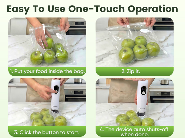 Compact Vacuum Sealer for Food