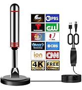 TV Antenna for Smart TV Indoor, Digital Antenna for TV, OTA Antenna Indoor, TV Antenna Indoor wit...