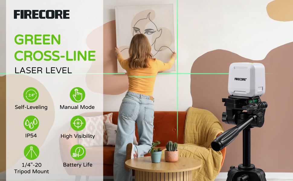 laser level for picture hanging