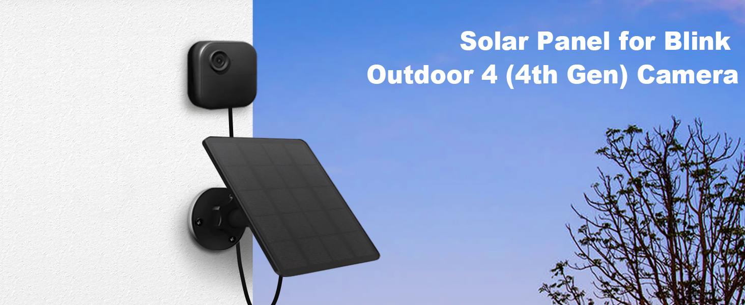 blink outdoor camera solar panel