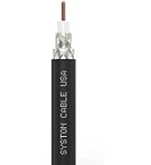 RG6 Dual Shield 3.0 GHz Coaxial Cable UL/ETL CATVR/CL2R/CMR/FT4 18AWG CCS 60% Aluminum Braid Indo...