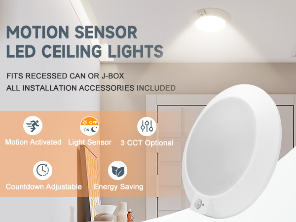 led motion disk light