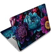 SUPERDANT Laptop Skin Sticker Flowers Laptop Decals Personalized Universal Notebook Computer Wrap...