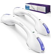 KEKOY 17.5 Inch Suction Grab Bars for Bathtubs &amp; Showers with Indicator 2 Pack- Heavy Duty Safety...