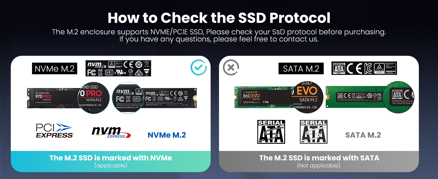 how to check the ssd protocol