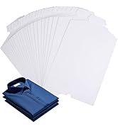 Svaldo White Shirt Cardboard Inserts, 8.5x14 inch, Pack of 25, T Shirt Folder Board for Clothes F...