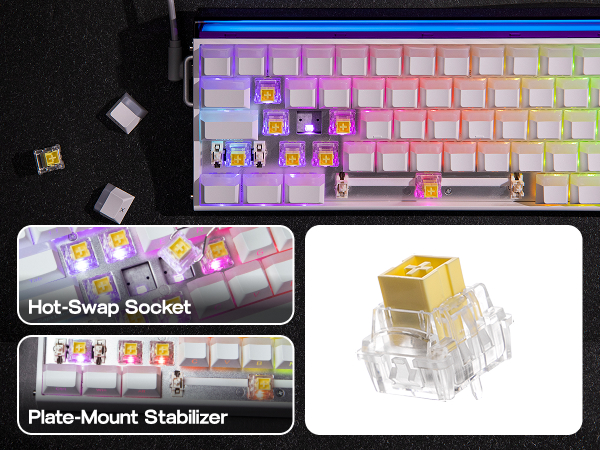 Wired Magnetic Gaming Keyboard