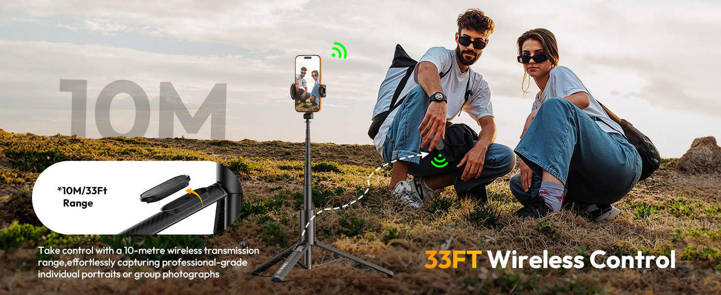 Bluetooth remote phone tripod for iphone android phone, Samsung Galaxy, Google Pixel