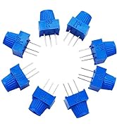 TWTADE / 8pcs 3386p Potentiometer 1K 5K 10K 100K Ohm Each 2pcs Breadboard Trim Potentiometer kit ...
