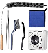 XANGNIER 5 Pack Dryer Vent Cleaner Kit,Flexible Dryer Lint Brush Vent Cleaner,Dryer Lint Trap Cle...