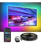 Govee TV LED Backlight,RGBIC Smart LED Strip Lights for 70-80 inch TVs, Bluetooth and Wi-Fi Contr...