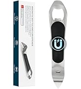 KITCHENDAO 3 in 1 Magnetic Bottle and Can Opener for Refrigerator, Stainless Steel Manual Can Pun...