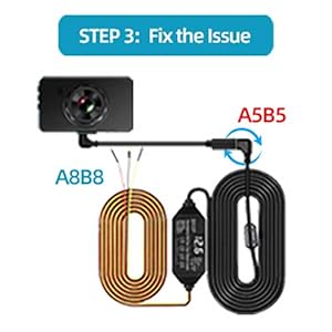 3-Lead ACC hard wire kit for dash camera