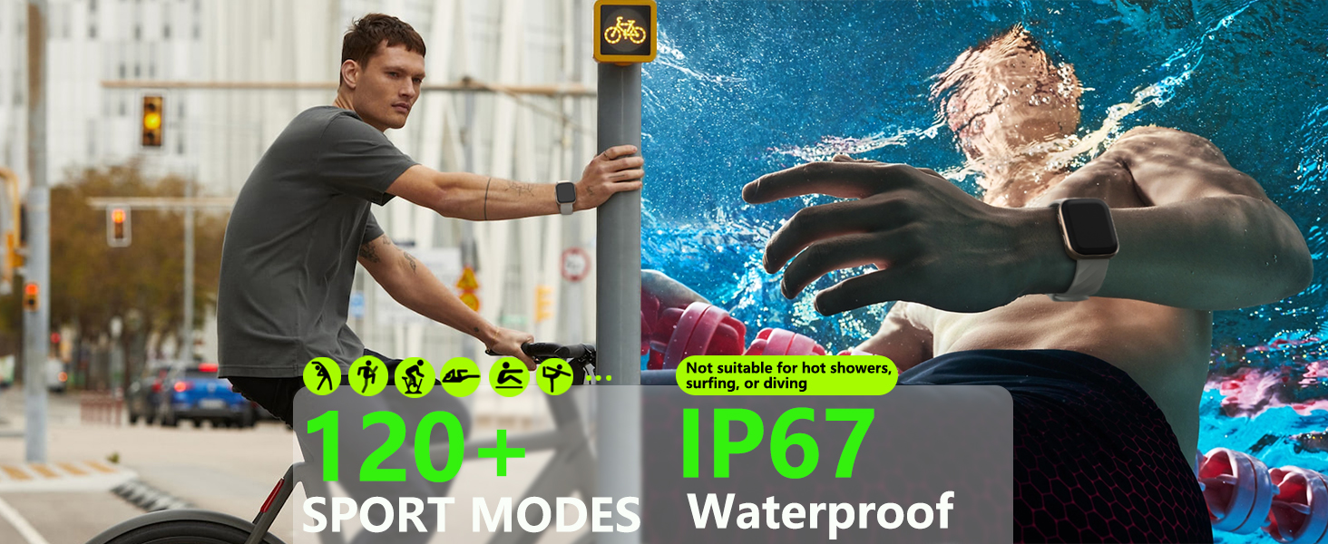 IP67 waterproof smart watch