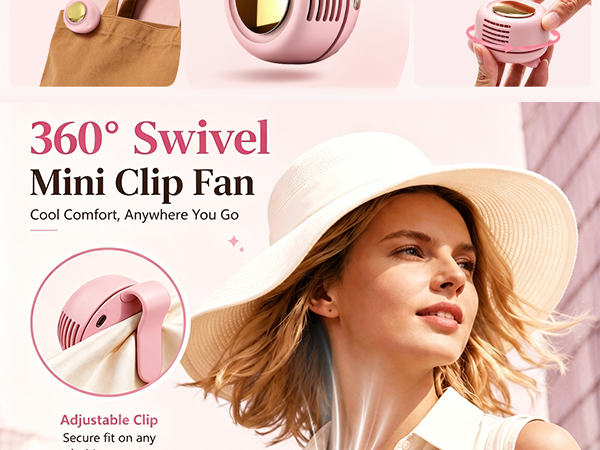 Portable Clip-On Fan
