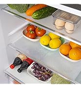 Bloss 6 PCS Shelf Mats Refrigerator Liners, Refrigerator Pads Can Be Cut Fridge Mats Drawer Table...
