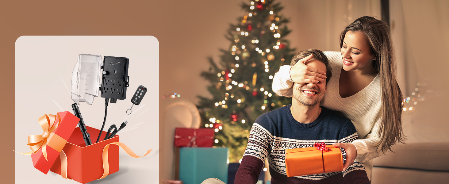 outdoor extension cords for christmas lights gift