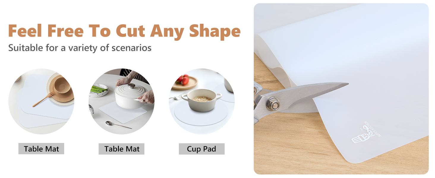 Feel free to cut any shape