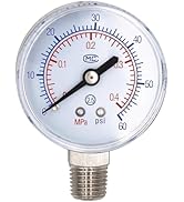 TGBoBiFiveY 80960BU Pool Spa Filter Water Pressure Gauge Compatible with Most Brands Such as Hayw...