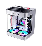 Segotep Slath Silver PC Computer Case Mini-ITX Mini-Tower Gaming Case