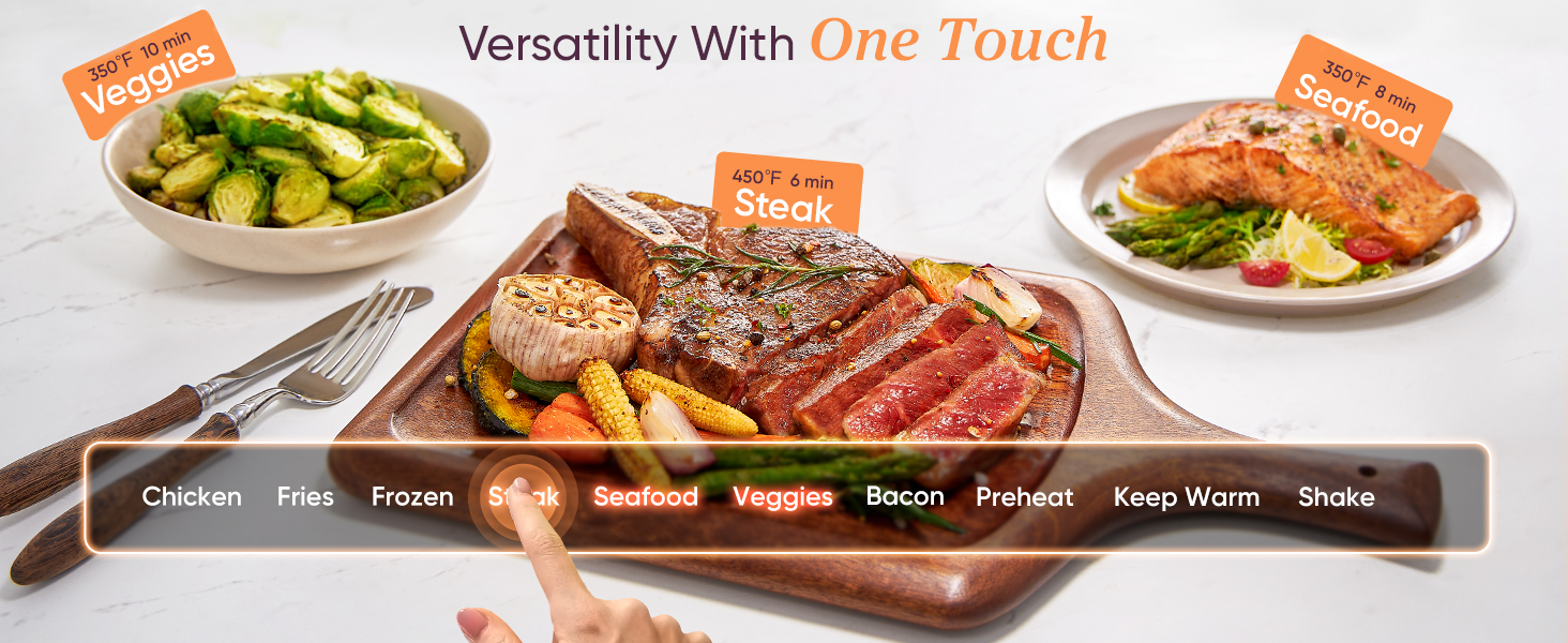 versatility with one touch