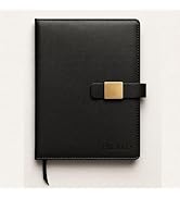 HIEALO Classic Journal Notebook – A5 Hardcover, 256 Pages Thick Paper, Lay Flat, Bookmark & Metal...