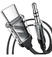 JSAUX USB C to 3.5mm Aux Audio Cable Compatible for iPhone 15 Pro Max, Type C to 3.5mm Headphone ...