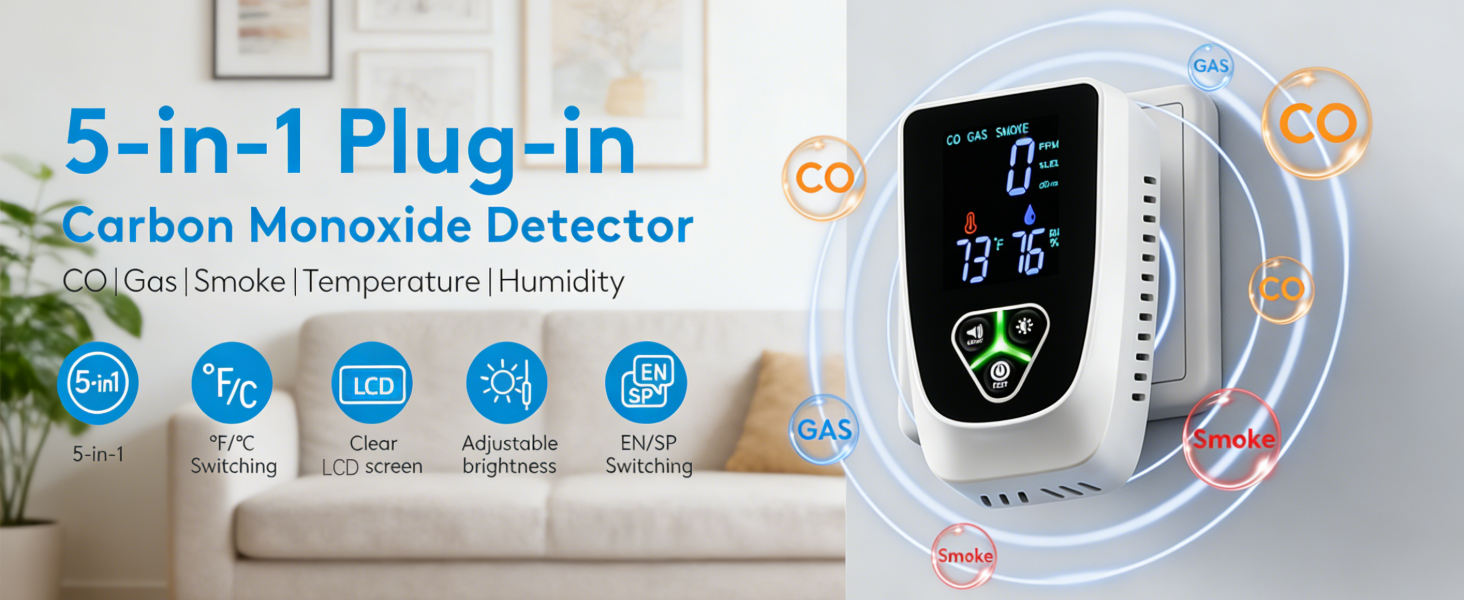 plug in carbon monoxide detector