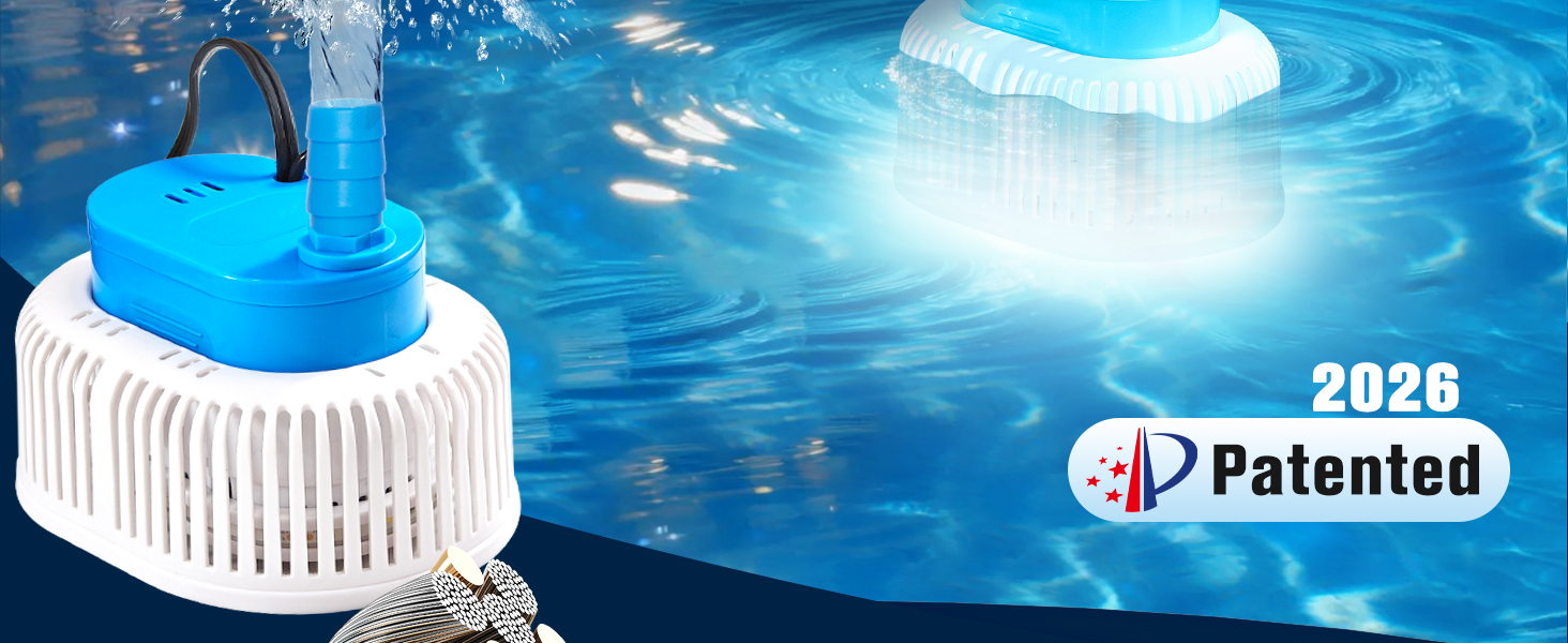 Pool Pump with Light