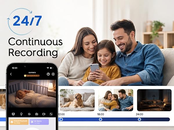 24/7 Continuous Recording
