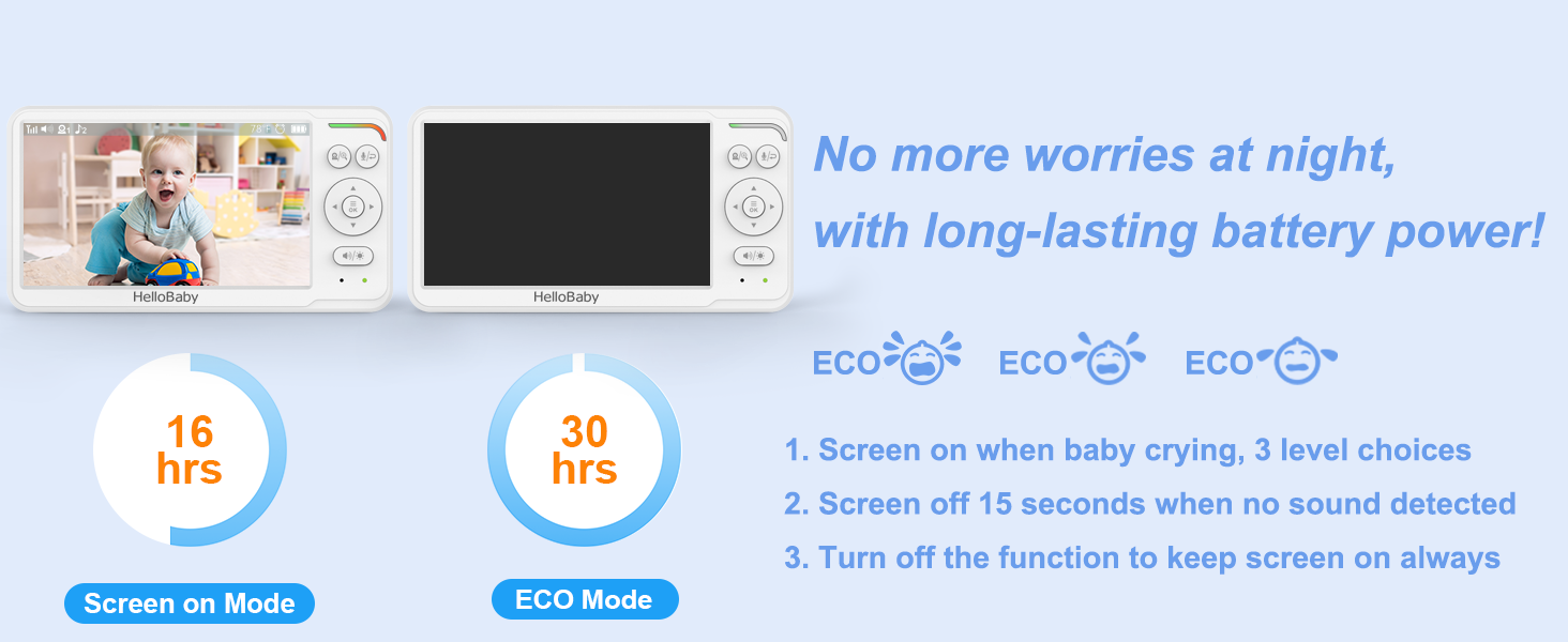 baby monitor battery operated