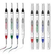 LYXMYGS 8 PCS Long Head Deep Hole Marker Pens,20mm Long Nib Marker, Longs Nose Markers, Waterproo...