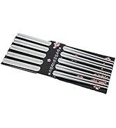 TEMO 5 Pairs Smooth Stainless Steel Chopstick Dish Wash Safe 10 pc Asian Kitchen