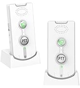 2 Way Intercom for Home,Wireless Intercom System Portable,Long Range,Push to Talk,3 Volume Contro...