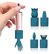 6 in 1 Personal Wand Massager - Portable Quiet &amp; Waterproof Vibration Massager - for Face &amp; Body ...