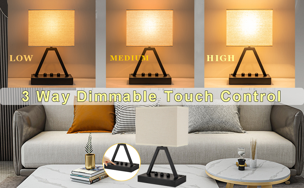 Dimmable table lamp