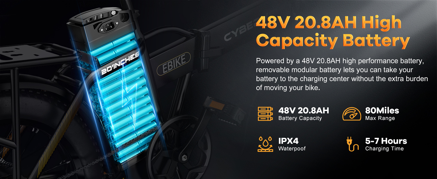 48V20AH Removable Battery ebike,cybervelo ebike