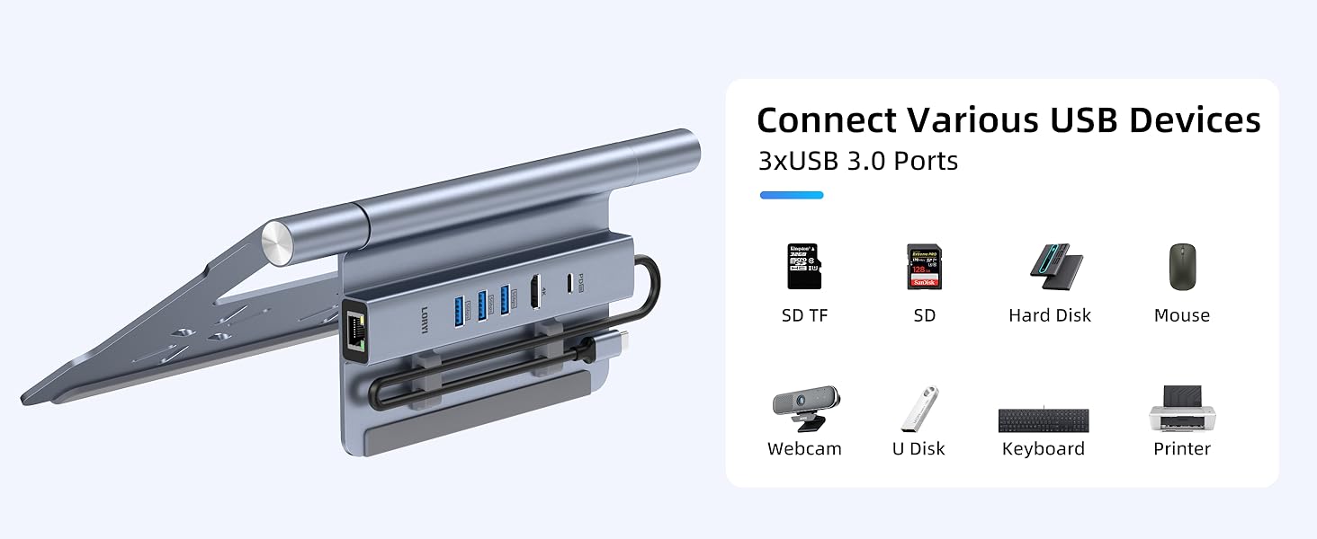 Laptop Docking Station Stand