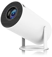 Mini Projector, HY300 Portable Projector, Support 4K 1080P with Dual-Band WIFI6 5G Wireless 5.0 B...