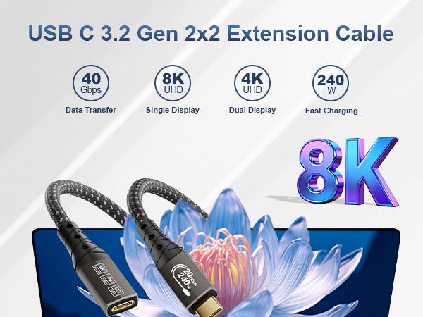 usb c extension cable