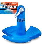 Better Boat River Anchor, 12lb, Marine-Grade Coated Mushroom Anchor for Boats, Pontoons, 8-15 ft,...