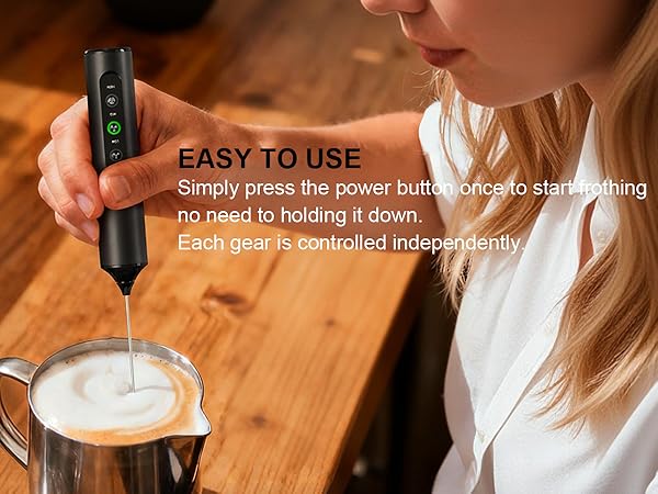 rechargeable frother