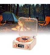 The Waves Vinyl Player, Waves Vinyl Bluetooth Speaker, 2024 New Portable Four Modes Wireless Vint...