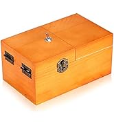 Calary Useless Box Turns Itself Off in Wooden Storage Box Alone Machine Fully Assembled in Box Gi...